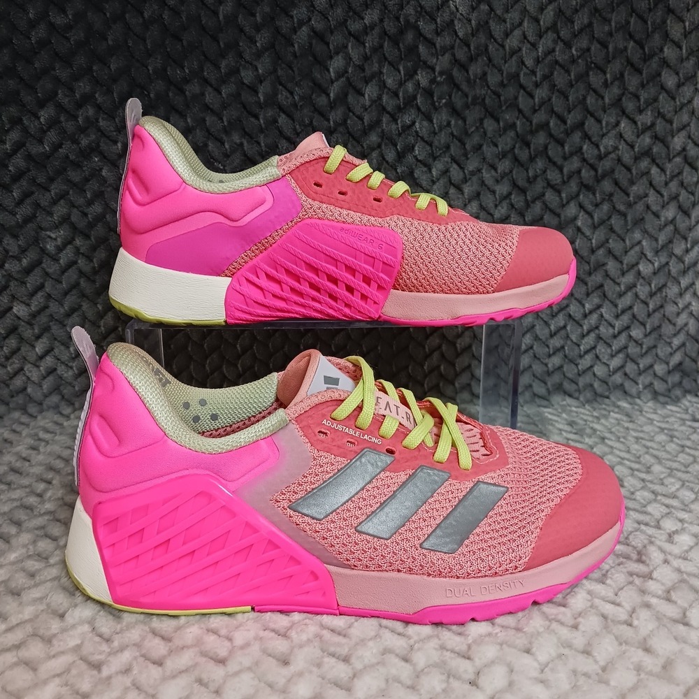 Adidas Dropset 3 Trainer Women's Cross Training Shoes Semi Pink Spark Size 6
